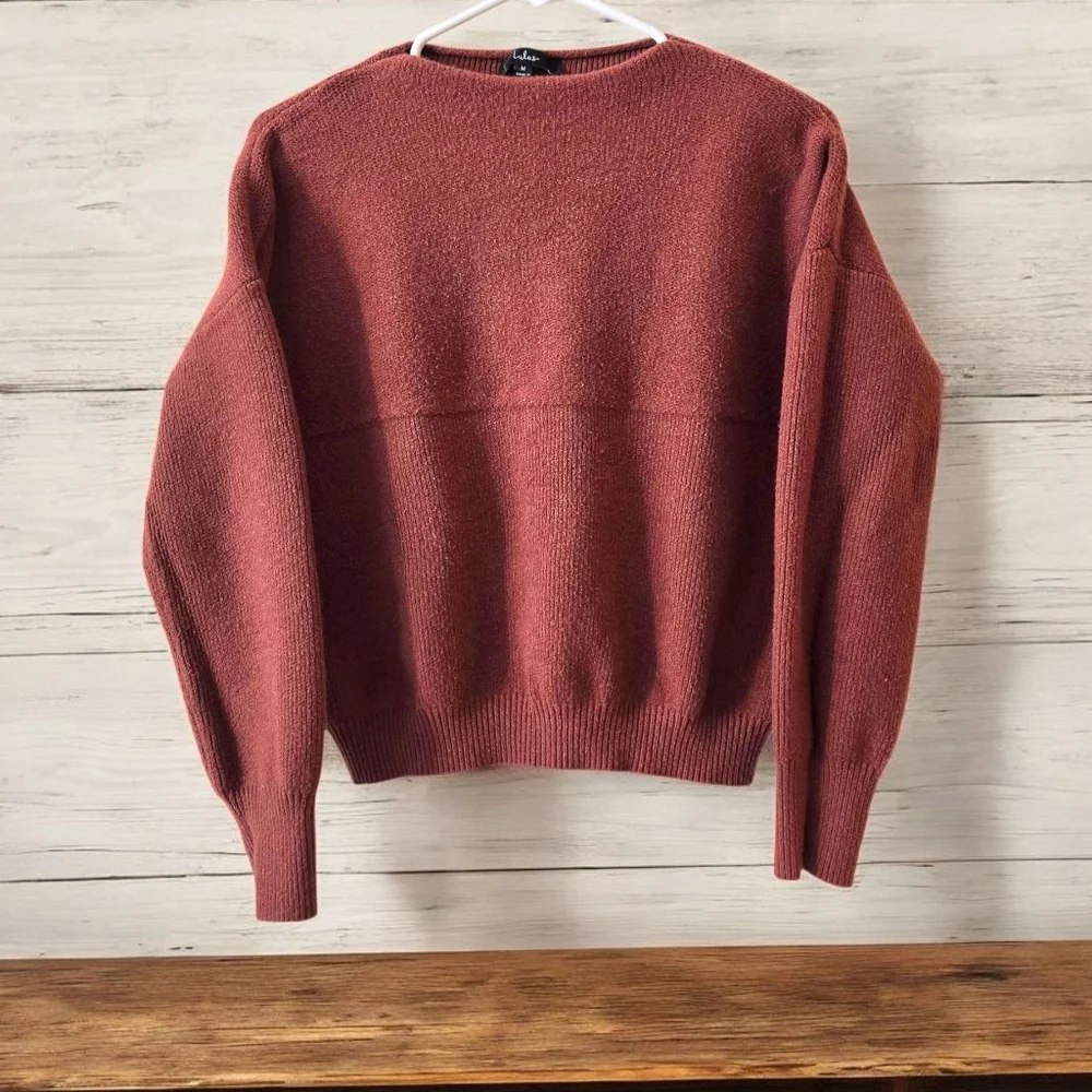 Lulu's Rust Fall Sweater - Picture 9 of 9